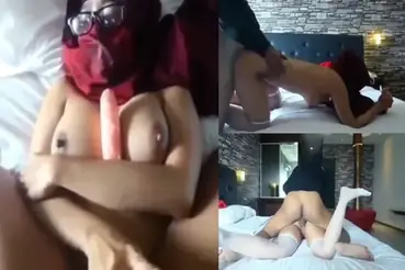 Genjot Brutal Memek Hijabers Bercadar Merah Becek